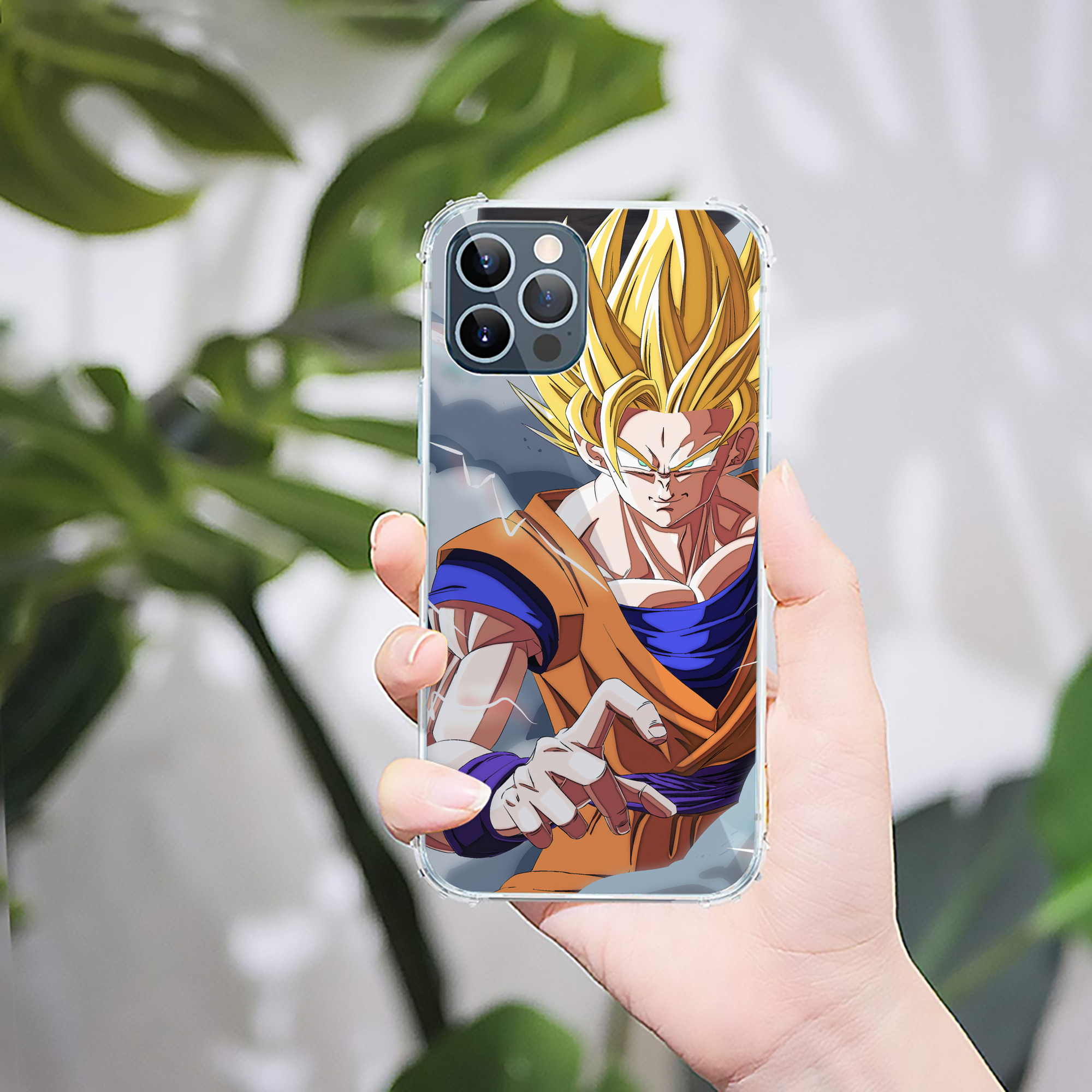 （画像用） ドラゴンボール DRAGON BALL 【iPhone 12シリーズ対応】透明スマホケース（クリアソフトケース）